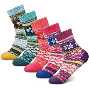 5 Pairs Stocking Stuffers Women Teen Girls Christmas Gifts for Mom Wife Sister